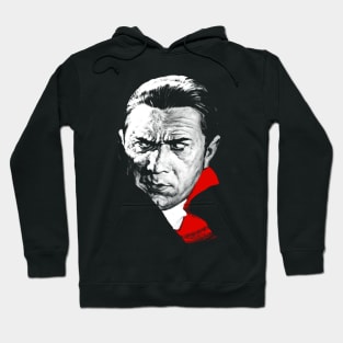 Dracula Bela Lugosi Distrustful Glance: Retro Vampire Horror Movies Hoodie